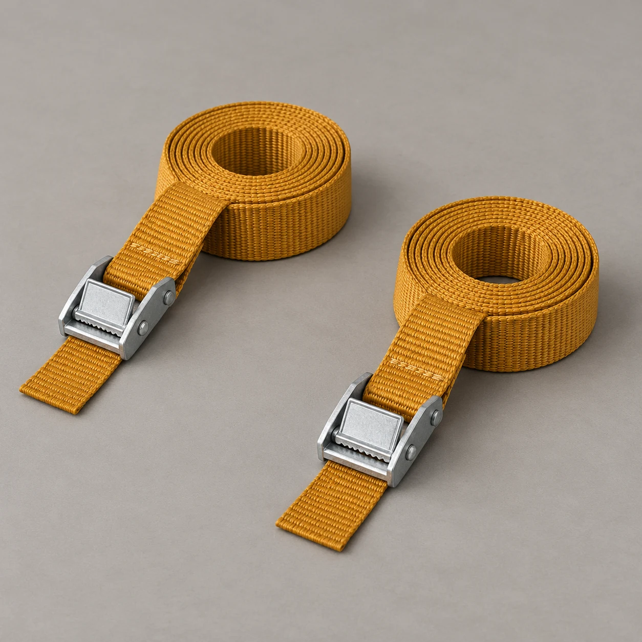 Cam-buckle strap pair